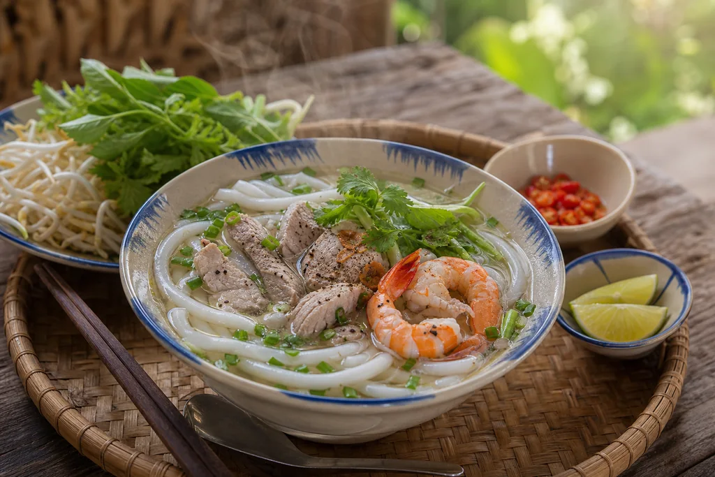 Bánh canh bột xắt Bến Tre