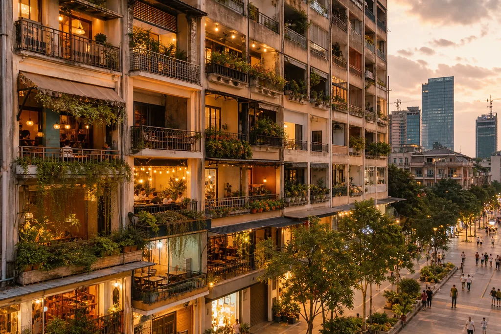 The Cafe Apartment 42 Nguyễn Huệ địa điểm check-in Sài Gòn