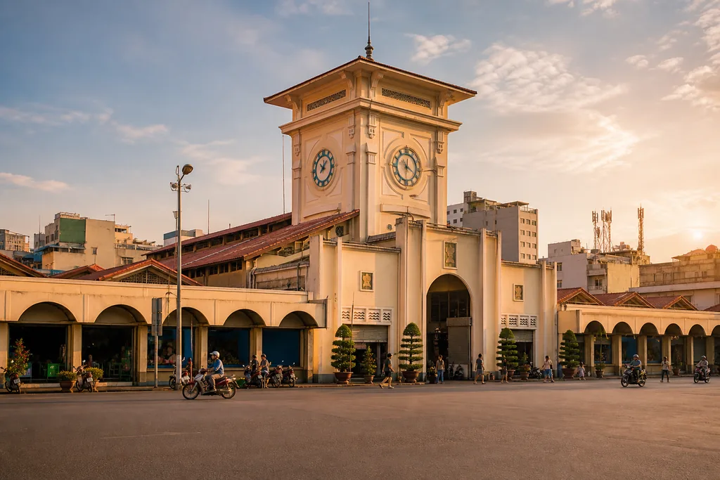Chợ Bến Thành địa điểm check-in Sài Gòn
