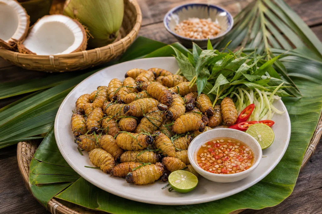 Đuông dừa Bến Tre chế biến chín