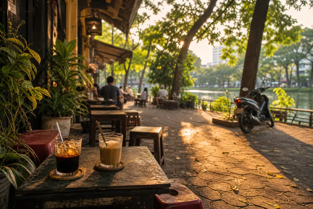 Hẻm cà phê Hồ Con Rùa địa điểm check-in Sài Gòn