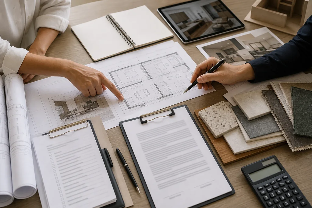 Hợp đồng thiết kế thi công nội thất