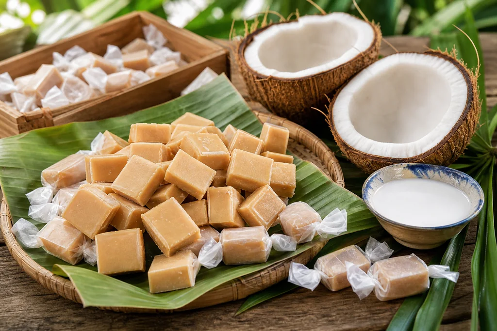 Kẹo dừa Bến Tre mua làm quà