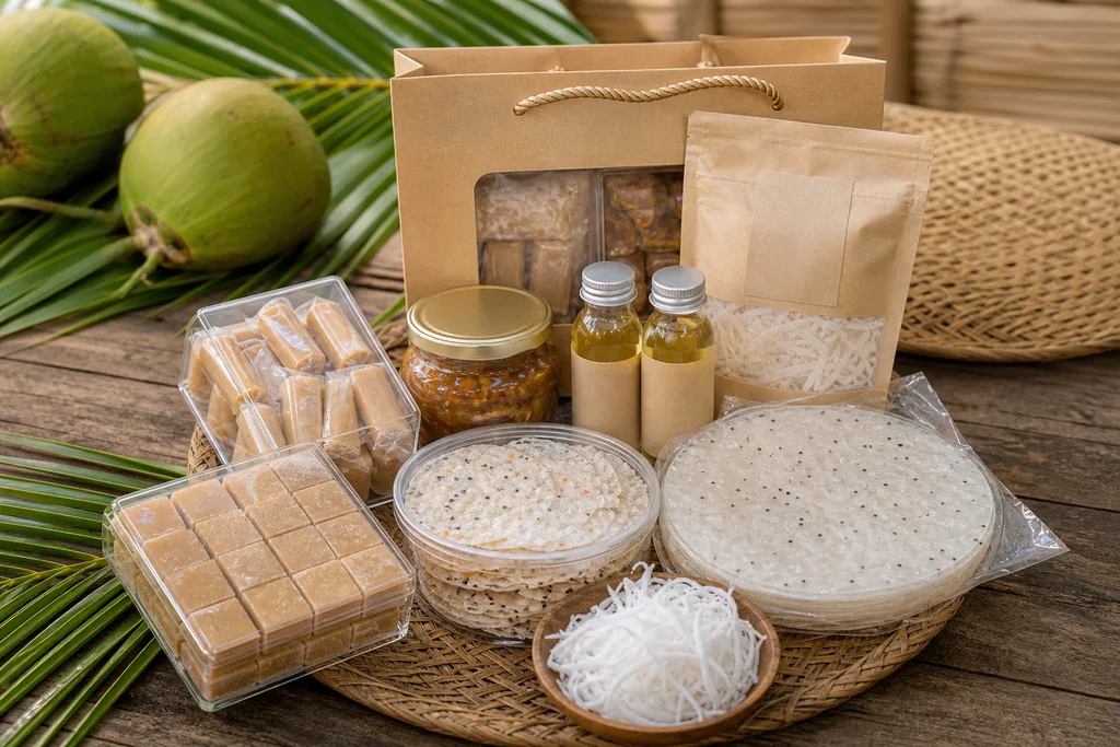Quà đặc sản Bến Tre đóng gói mang về