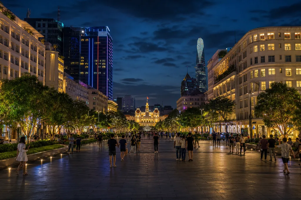Phố đi bộ Nguyễn Huệ check-in Sài Gòn