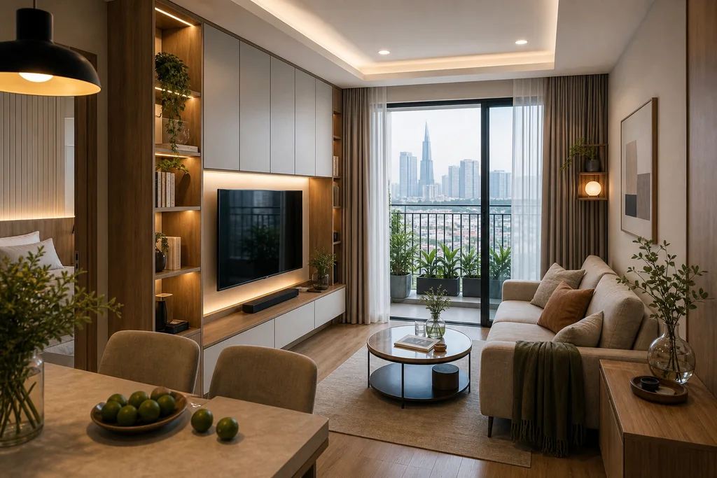 Thiết kế nội thất chung cư hiện đại tại TP.HCM