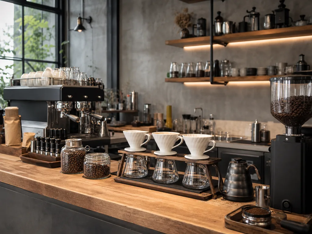 Quán specialty coffee Sài Gòn phong cách industrial